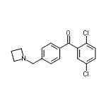 CAS 登录号：898756-98-4， [4-(1-氮杂环丁基甲基)苯基](2,5-二氯苯基)甲酮