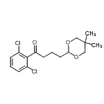 CAS 登录号：898756-99-5， 1-(2,6-二氯苯基)-4-(5,5-二甲基-1,3-二恶烷-2-基)-1-丁酮