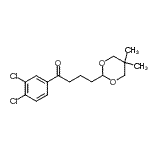CAS 登录号：898757-04-5， 1-(3,4-二氯苯基)-4-(5,5-二甲基-1,3-二恶烷-2-基)-1-丁酮