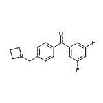CAS#: 898757-07-8, [4-(1-Azetidinylmethyl)phenyl](3,5-difluorophenyl)methanone
