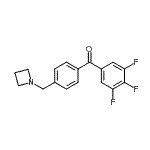 CAS 登录号：898757-08-9， [4-(1-氮杂环丁基甲基)苯基](3,4,5-三氟苯基)甲酮