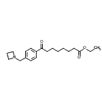CAS#: 898757-31-8, Ethyl 8-[4-(1-azetidinylmethyl)phenyl]-8-oxooctanoate