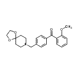 CAS 登录号：898757-49-8， [4-(1,4-二氧杂-8-氮杂螺[4.5]癸-8-基甲基)苯基](2-甲氧基苯基)甲酮