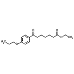 CAS 登录号：898757-65-8， 乙基7-氧代-7-(4-丙氧基苯基)庚酸酯
