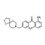 CAS 登录号：898757-94-3， (2,6-二甲基苯基)[4-(1,4-二氧杂-8-氮杂螺[4.5]癸-8-基甲基)苯基]甲酮