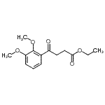 CAS 登录号：898758-05-9， 乙基4-(2,3-二甲氧基苯基)-4-氧代丁酸酯