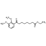 CAS 登录号：898758-13-9， 乙基8-(2,3-二甲氧基苯基)-8-氧代辛酸酯