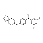 CAS 登录号：898758-49-1， (3,5-二氟苯基)[4-(1,4-二氧杂-8-氮杂螺[4.5]癸-8-基甲基)苯基]甲酮