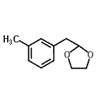 CAS 登录号：898759-51-8， 2-(3-甲基苄基)-1,3-二氧戊环