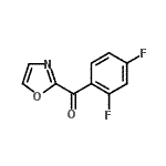 CAS 登录号：898760-38-8， (2,4-二氟苯基)(1,3-恶唑-2-基)甲酮