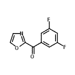 CAS 登录号：898760-50-4， (3,5-二氟苯基)(1,3-恶唑-2-基)甲酮