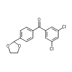 CAS 登录号：898760-74-2， (3,5-二氯苯基)[4-(1,3-二氧戊环-2-基)苯基]甲酮