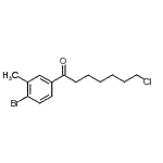 CAS 登录号：898760-98-0， 1-(4-溴-3-甲基苯基)-7-氯-1-庚酮
