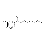 CAS 登录号：898761-02-9， 7-氯-1-(3,4-二氯苯基)-1-庚酮
