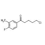 CAS 登录号：898761-06-3， 5-氯-1-(4-氟-3-甲基苯基)-1-戊酮