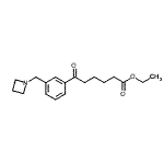 CAS 登录号：898761-14-3， 乙基6-[3-(1-氮杂环丁基甲基)苯基]-6-氧代己酸酯