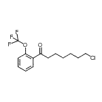 CAS 登录号：898761-45-0， 7-氯-1-[2-(三氟甲氧基)苯基]-1-庚酮