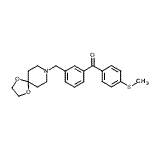 CAS 登录号：898761-67-6， [3-(1,4-二氧杂-8-氮杂螺[4.5]癸-8-基甲基)苯基][4-(甲硫基)苯基]甲酮