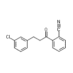 CAS#: 898762-29-3, 2-[3-(3-Chlorophenyl)propanoyl]benzonitrile
