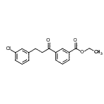 CAS 登录号：898762-41-9， 乙基3-[3-(3-氯苯基)丙酰]苯甲酸酯