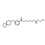 CAS 登录号：898762-68-0， 乙基8-[3-(1,4-二氧杂-8-氮杂螺[4.5]癸-8-基甲基)苯基]-8-氧代辛酸酯