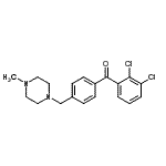 CAS#: 898763-18-3, (2,3-Dichlorophenyl){4-[(4-methyl-1-piperazinyl)methyl]phenyl}methanone