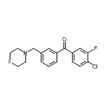 CAS#: 898763-31-0, (4-Chloro-3-fluorophenyl)[3-(4-thiomorpholinylmethyl)phenyl]methanone
