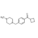 CAS 登录号：898763-48-9， 环丁基{4-[(4-甲基-1-哌嗪基)甲基]苯基}甲酮