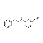 CAS 登录号：898764-08-4， 3-(3-苯基丙酰基)苯甲腈