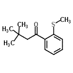 CAS 登录号：898764-32-4， 3,3-二甲基-1-[2-(甲硫基)苯基]-1-丁酮