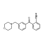 CAS#: 898765-11-2, 2-[3-(4-Morpholinylmethyl)benzoyl]benzonitrile