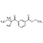 CAS 登录号：898765-22-5， 乙基3-(2,2-二甲基丁酰基)苯甲酸酯