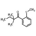 CAS 登录号：898765-28-1， 2,2-二甲基-1-[2-(甲硫基)苯基]-1-丁酮