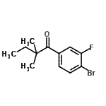 CAS#: 898765-68-9, 1-(4-Bromo-3-fluorophenyl)-2,2-dimethyl-1-butanone