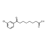 CAS 登录号：898765-75-8， 8-(3-氯苯基)-8-氧代辛酸