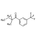CAS 登录号：898765-80-5， 2,2-二甲基-1-[3-(三氟甲基)苯基]-1-丁酮