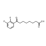 CAS 登录号：898766-22-8， 8-(2,3-二氟苯基)-8-氧代辛酸