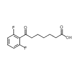 CAS 登录号：898766-49-9， 7-(2,6-二氟苯基)-7-氧代庚酸