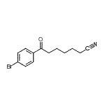 CAS 登录号：898766-88-6， 7-(4-溴苯基)-7-氧代庚烷腈