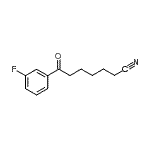 CAS 登录号：898767-24-3， 7-(3-氟苯基)-7-氧代庚烷腈