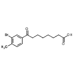 CAS 登录号：898767-25-4， 8-(3-溴-4-甲基苯基)-8-氧代辛酸