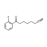 CAS 登录号：898767-39-0， 7-(2-氟苯基)-7-氧代庚烷腈