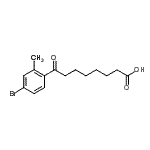 CAS 登录号：898767-40-3， 8-(4-溴-2-甲基苯基)-8-氧代辛酸