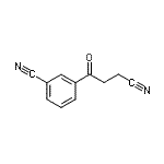 CAS 登录号：898767-58-3， 3-(3-氰基丙烷酰基)苯甲腈