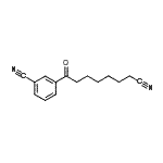 CAS 登录号：898767-66-3， 3-(7-氰基庚烷酰基)苯甲腈
