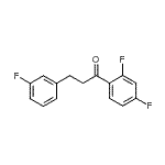 CAS 登录号：898767-67-4， 1-(2,4-二氟苯基)-3-(3-氟苯基)-1-丙酮