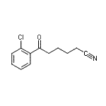 CAS 登录号：898767-78-7， 6-(2-氯苯基)-6-氧代己腈