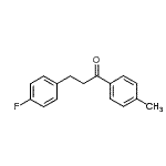 CAS 登录号：898767-89-0， 3-(4-氟苯基)-1-(4-甲基苯基)-1-丙酮