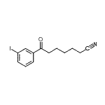CAS 登录号：898767-97-0， 7-(3-碘苯基)-7-氧代庚烷腈