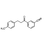 CAS 登录号：898768-55-3， 3-[3-(4-甲基苯基)丙酰]苯甲腈